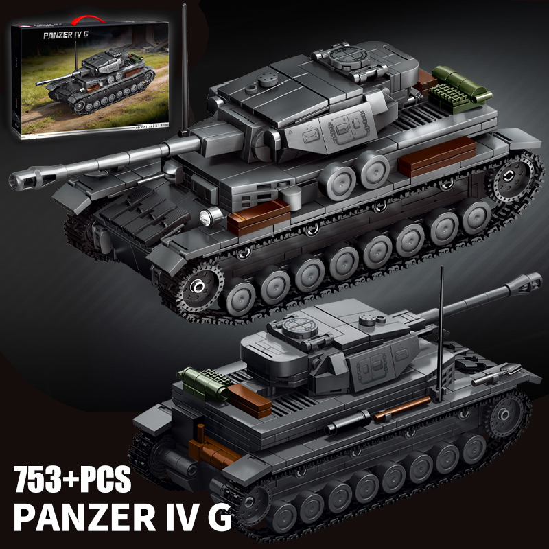 Lego Compatible Military Tank - Blocs de construction militaires à l'échelle