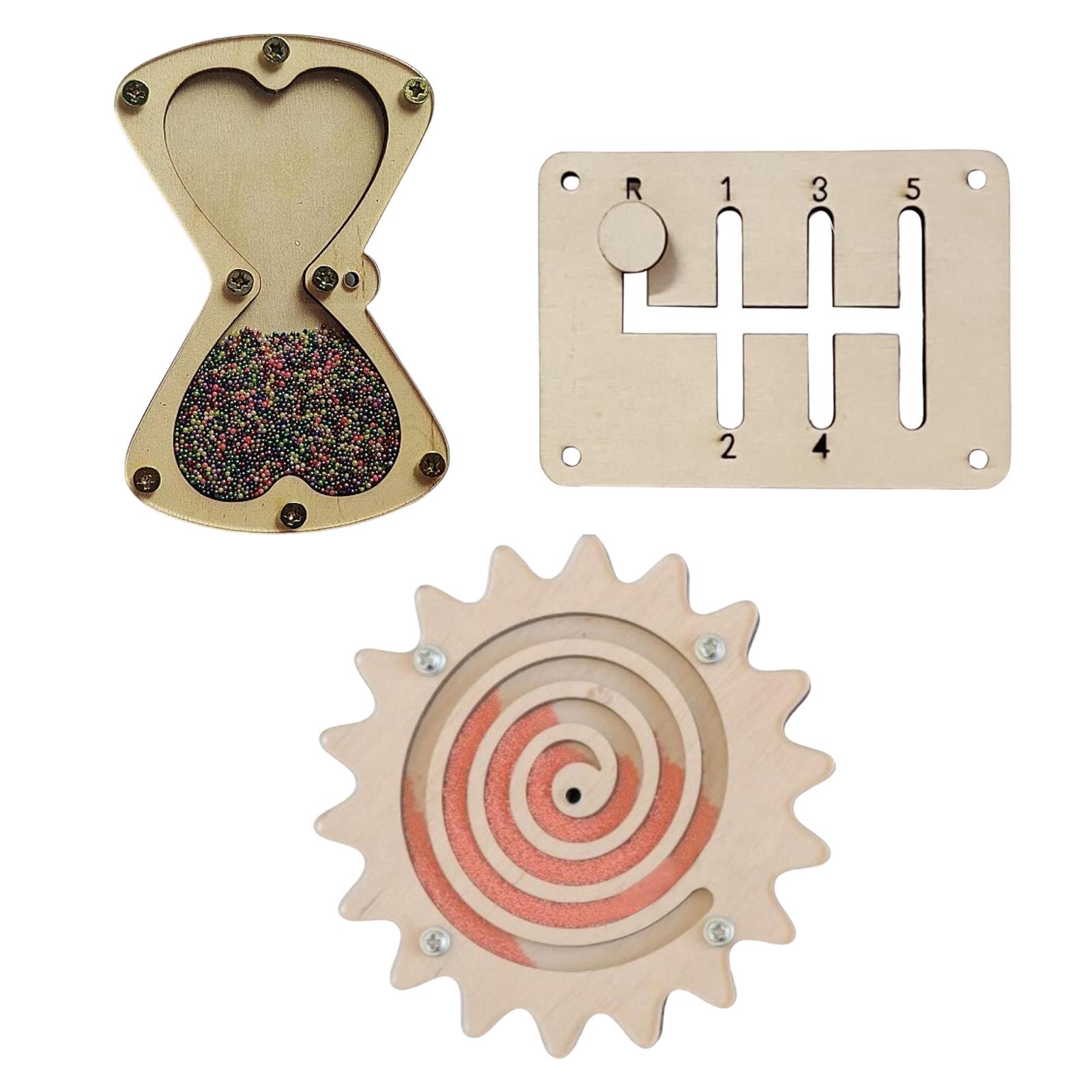 Accessoire pour tableau d'acti - Montessori Wooden Busy Board Toddler avis et prix