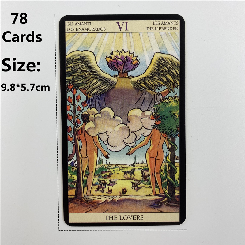 Boîte en métal édition dorée,  - Tarot Cards Deck With Guidebook avis et prix