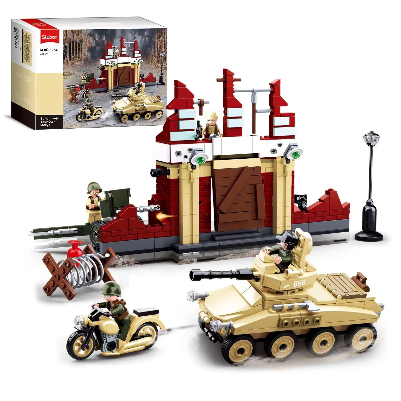 Ensemble de blocs de construct - Lego Compatible Military Tank avis et prix